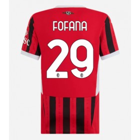 AC Milan Youssouf Fofana #29 Hjemme skjorte til dame 2024-25 Kortermet